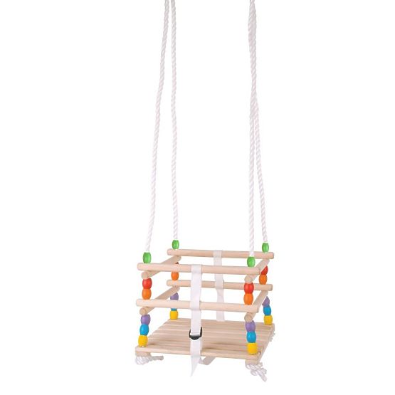 Bigjigs Toys Gugalnik iz lesenih kroglic