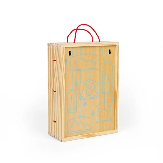 Bigjigs Toys Lesena potovalna igralna garnitura