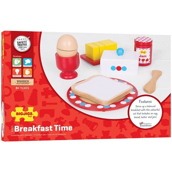 Bigjigs Toys Leseni set zajtrk