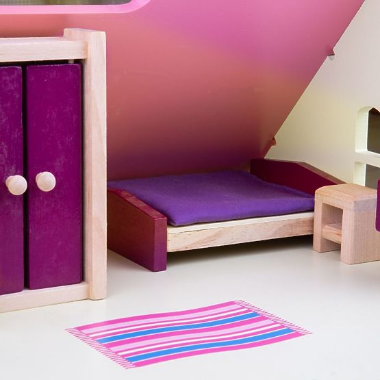 Bigjigs Toys Leseno pohištvo za hišice za punčke