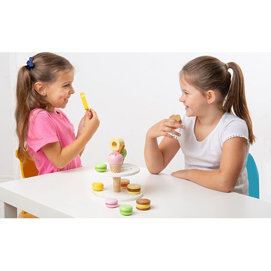 Bigjigs Toys Leseno stojalo s sladkimi dobrotami