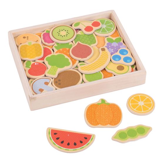 Bigjigs Toys Magneti za sadje in zelenjavo