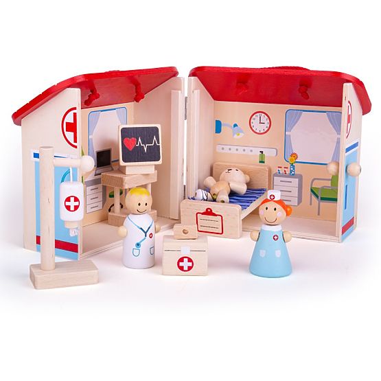 Bigjigs Toys Medvedja bolnišnica