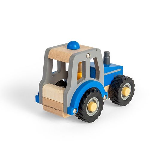 Bigjigs Toys Modri traktor