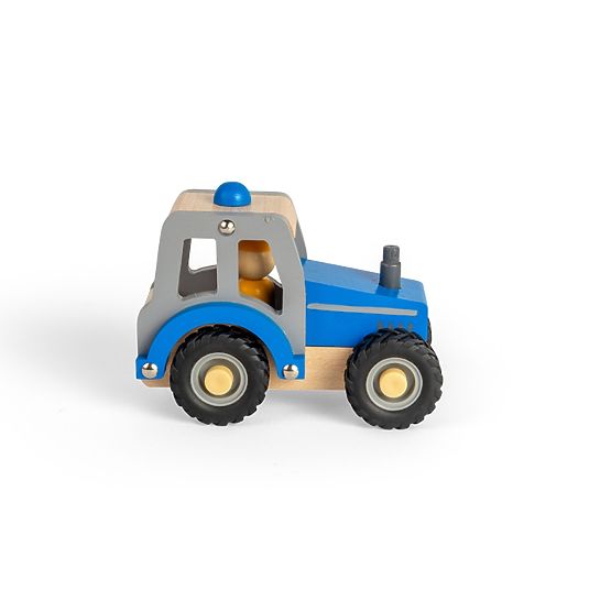 Bigjigs Toys Modri traktor