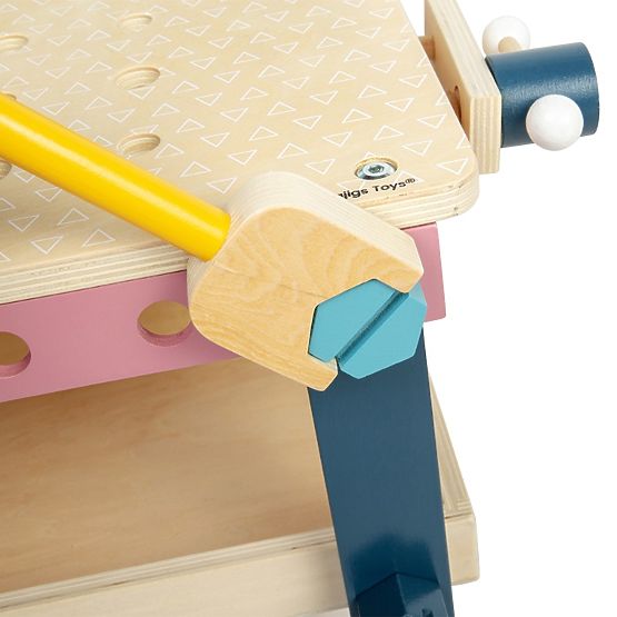 Bigjigs Toys Otroška delovna miza z orodjem