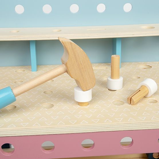 Bigjigs Toys Otroška delovna miza z orodjem