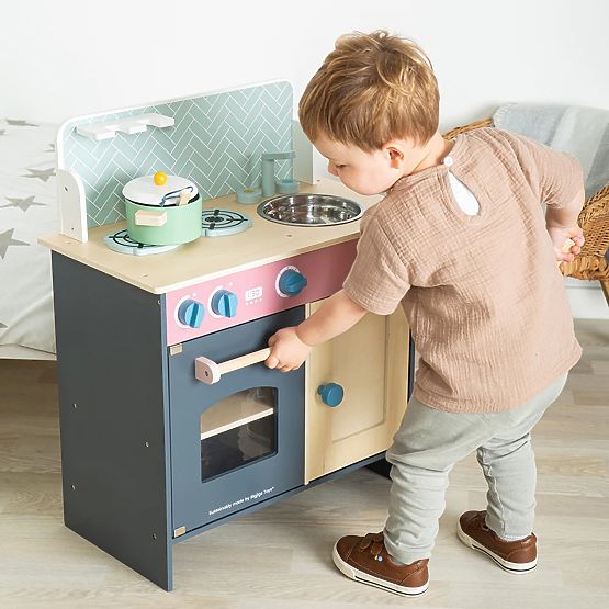 Bigjigs Toys Otroška kuhinja v skandinavskem slogu