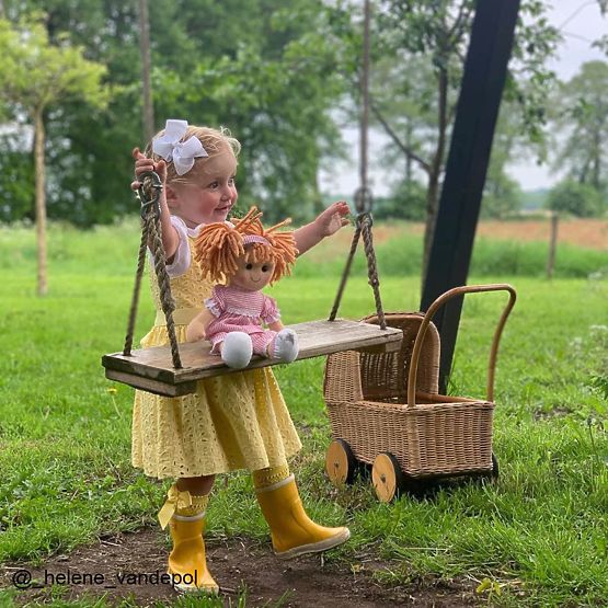 Bigjigs Toys Punčka iz blaga Daisy 28 cm