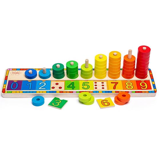 Bigjigs Toys Sestavljanka s številkami