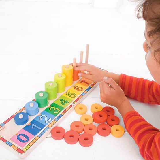 Bigjigs Toys Sestavljanka s številkami