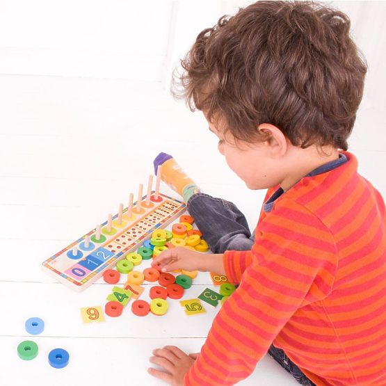 Bigjigs Toys Sestavljanka s številkami