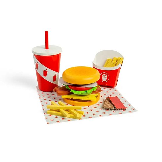 Bigjigs Toys Set Burger in krompirček