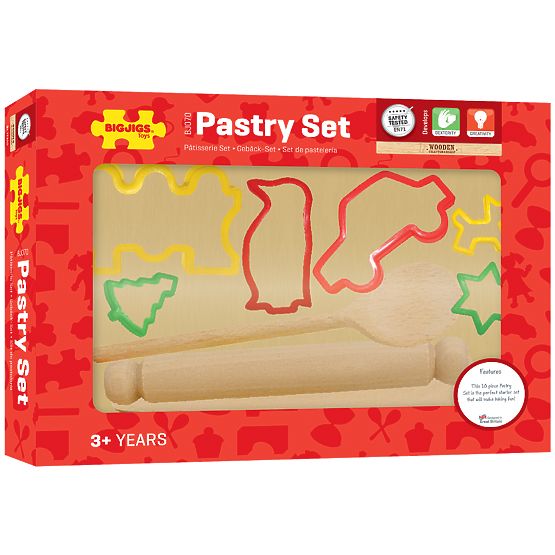 Bigjigs Toys Set za peko s kalupi