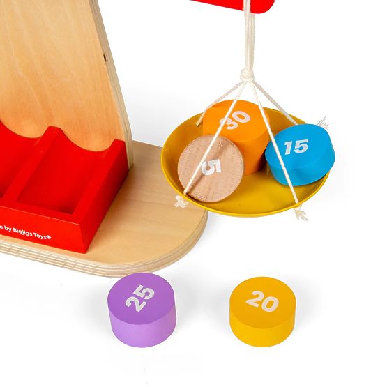 Bigjigs Toys Tehtnica z uravnoteženimi utežmi