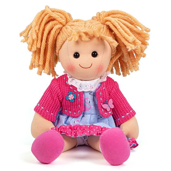 Bigjigs Toys Tkanina lutka Maggie 34cm
