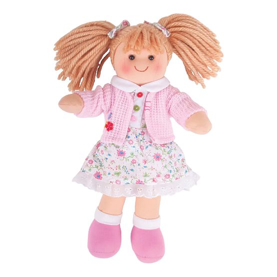 Bigjigs Toys Tkanina lutka Poppy 28 cm
