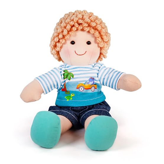 Bigjigs Toys Tkanina lutka Robin 30 cm