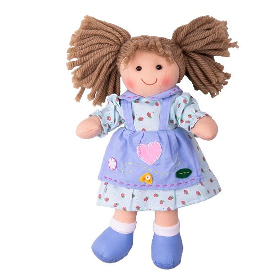 Bigjigs Toys Tkanina punčka Grace 28 cm