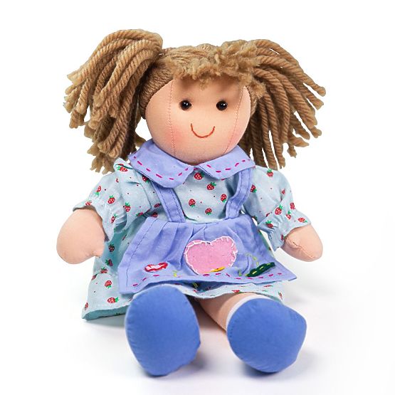 Bigjigs Toys Tkanina punčka Grace 28 cm