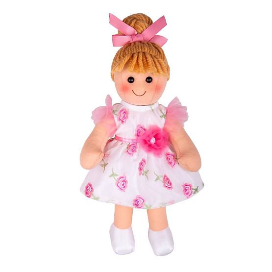Bigjigs Toys Tkanina punčka Megan 34 cm