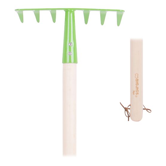 Bigjigs Toys Vrtne grablje zelene