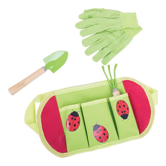 Bigjigs Toys Vrtno orodje Pikapolonica