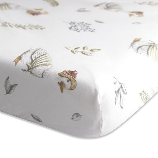 Bombažna rjuha z elastiko - Gosi (120x60 cm)