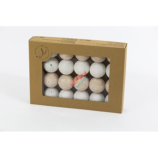 Bombažne kroglice - zlate