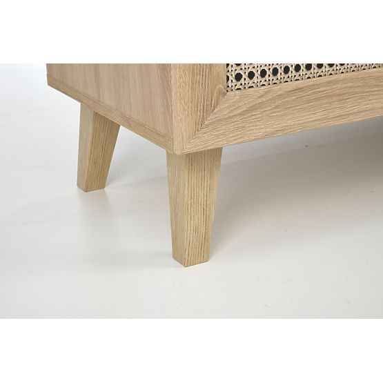 BORNEO KM-2 komoda hrast artisan/črna