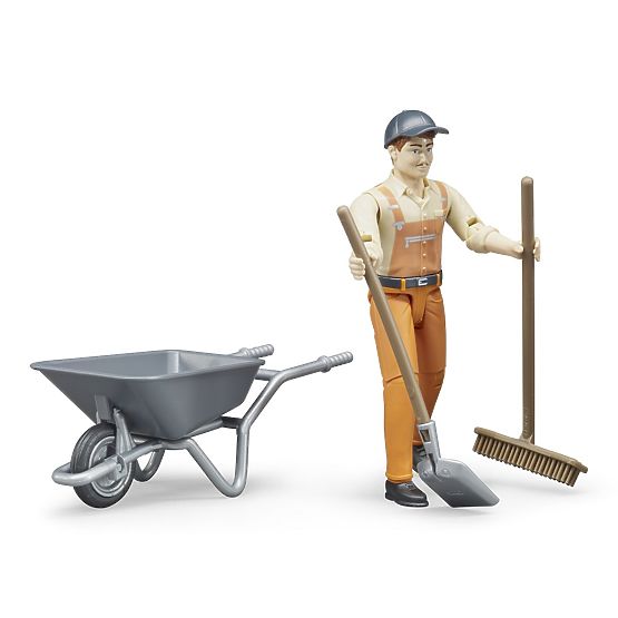 Bruder BWORLD Komunalni set s figurico