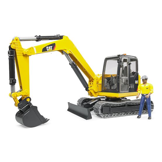 Bruder Mini bager CAT s figurico