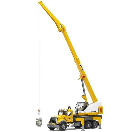 Bruder Tovornjak MACK Granit žerjav LIEBHERR