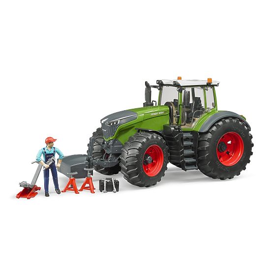 Bruder traktor Fendt 1050 Vario z mehanikom in delavniškim orodjem 1:16