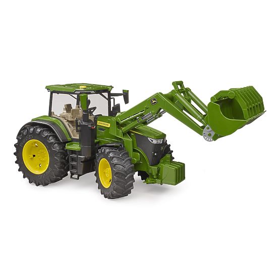 Bruder Traktor John Deere 7R 350 s čelnim nakladačem