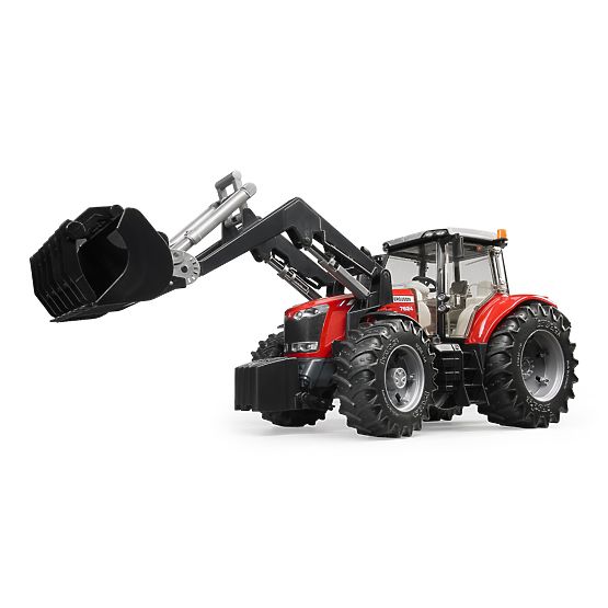 Bruder traktor MASSEY FERGUSON 7624 s čelnim nakladačem