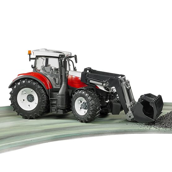 Bruder traktor Steyr 6300 Terrus CVT s čelnim nakladalnikom