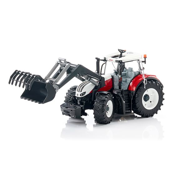 Bruder traktor Steyr 6300 Terrus CVT s čelnim nakladalnikom