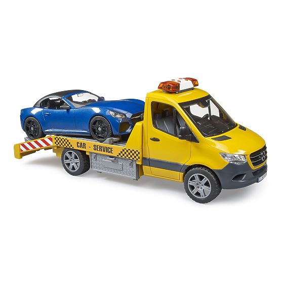 Bruder Vlečno vozilo MB Sprinter s športnim avtomobilom