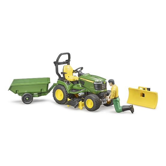 Bruder Vrtni traktor John Deere X949 z vrtnarjem