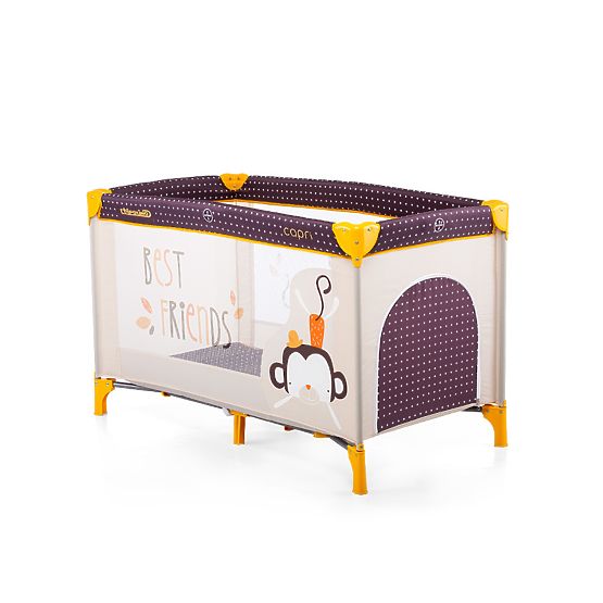 CHIPOLINO Cestovní postýlka  Play pen Capri - hnědá