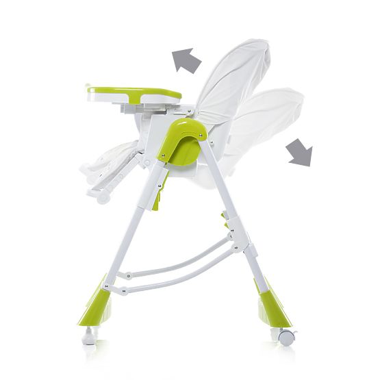 CHIPOLINO Dětská jídelní židlička  Comfort Plus - Lime
