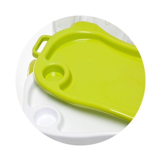 CHIPOLINO Dětská jídelní židlička  Comfort Plus - Lime