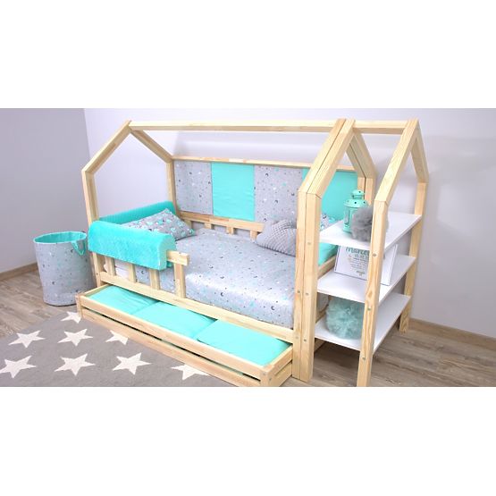 Chránič na postel Ourbaby - šedý