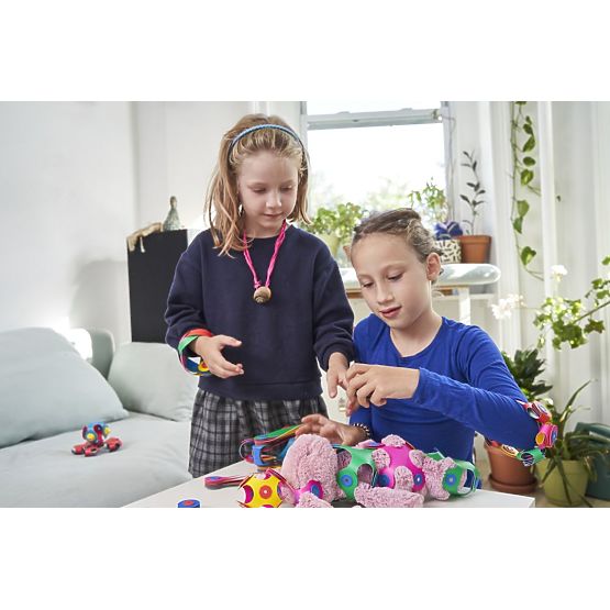 Clixo upogljivi magnetni komplet, 42 kos - Rainbow