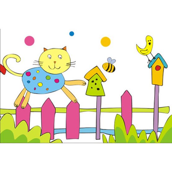 Dekorace na zeď Kocouři