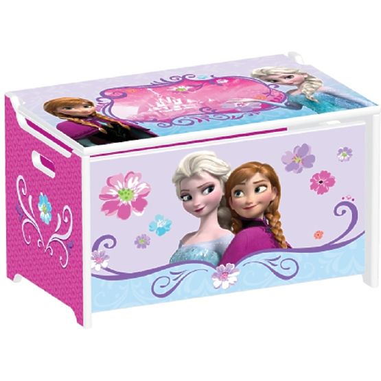 Dětská dřevěná truhla na hračky Frozen