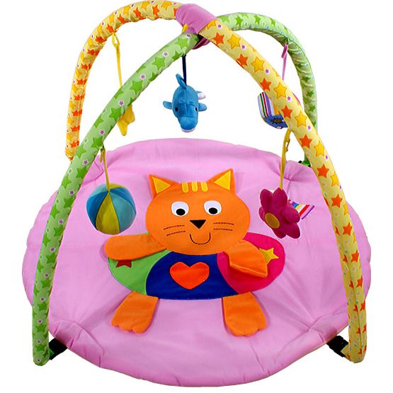 Dětská hrací deka ARTI Koťátko růžová