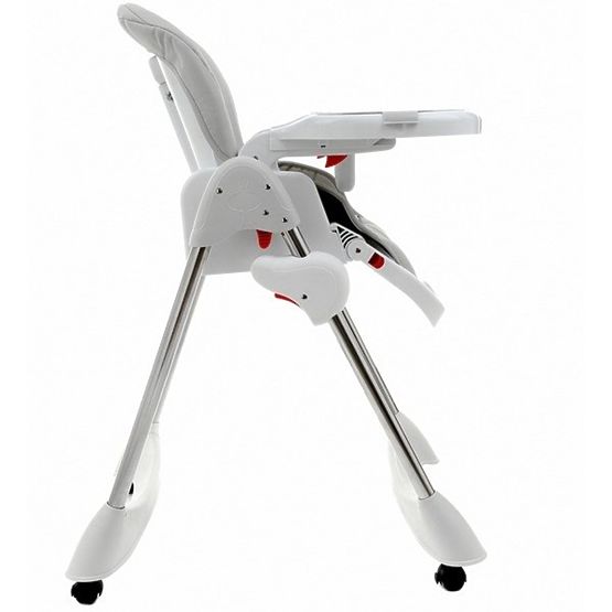 Dětská jídelní židlička Luxa - šedá