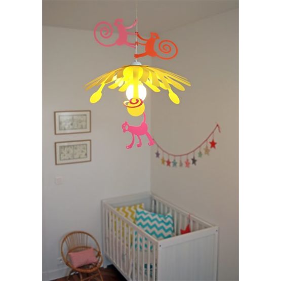 Dětská lampa opičky